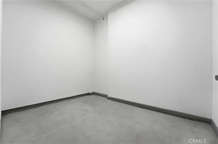 A private storage room behind the garage.