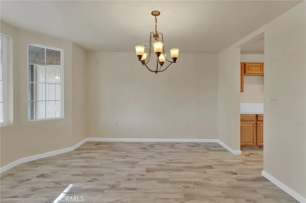 Separate formal dining area