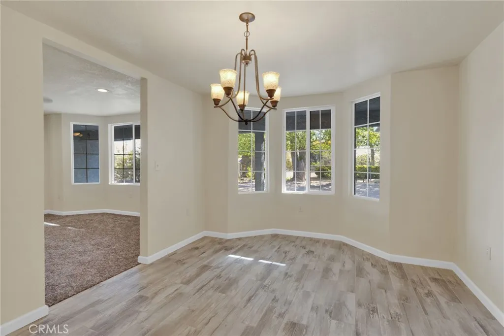 Separate formal dining area