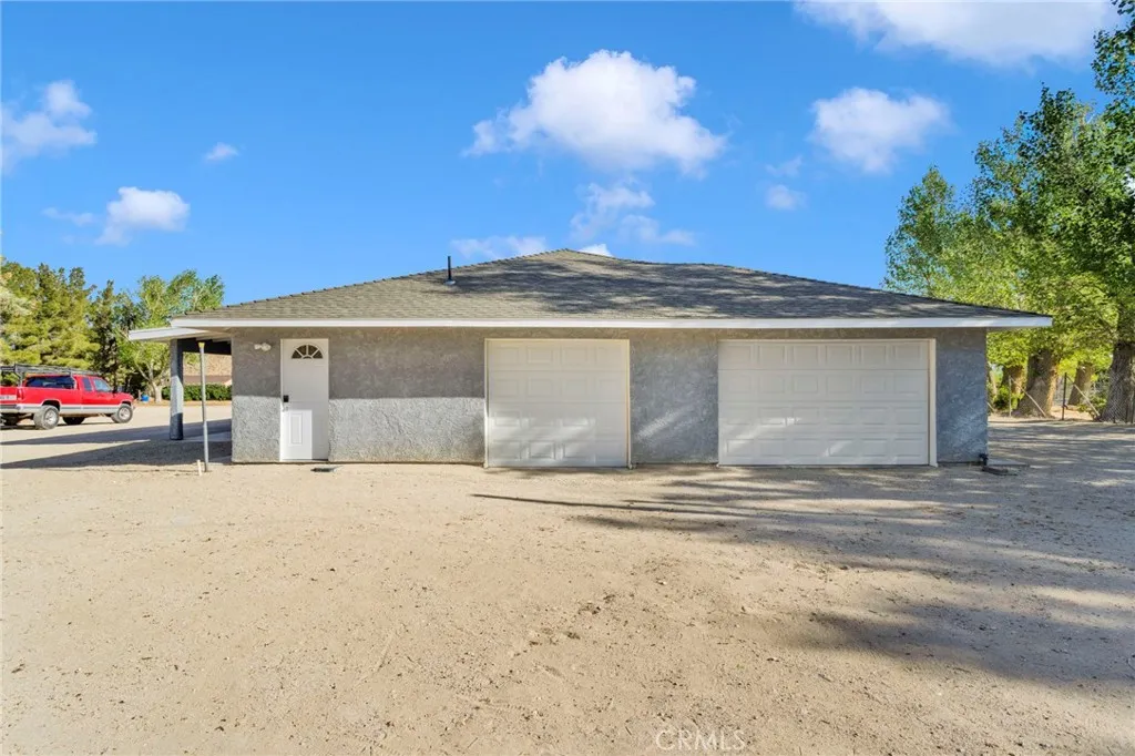 3 car garage attached to main home