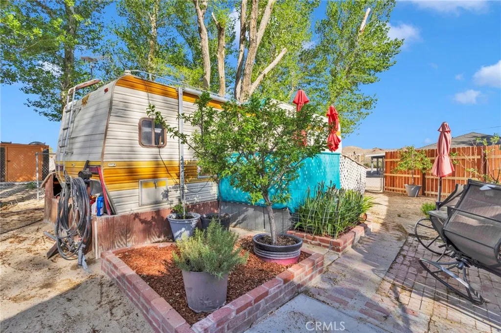 Several outdoor storage structures provide flexible space for equipment, tools, or hobby use.