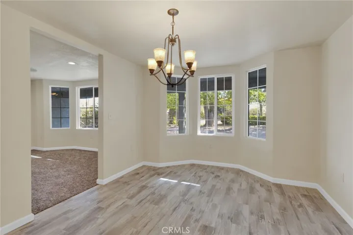 Separate formal dining area