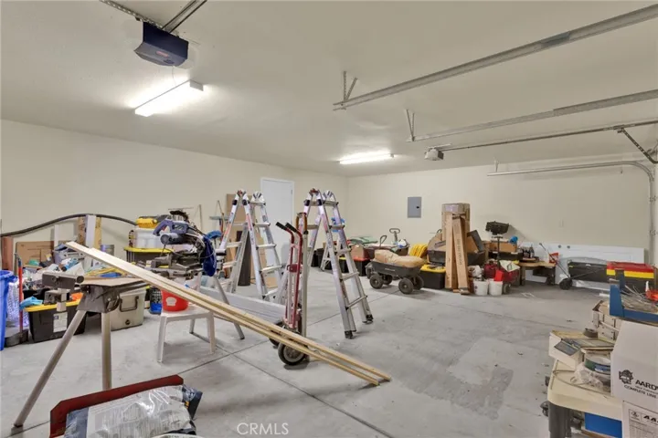 3 car garage attached to main home