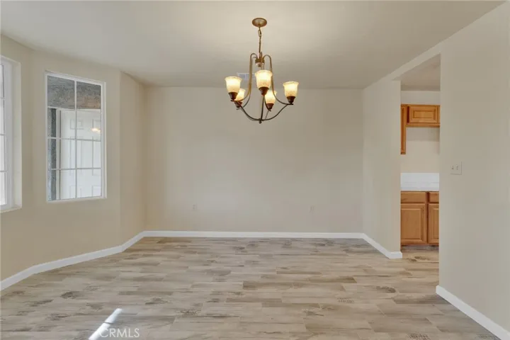 Separate formal dining area