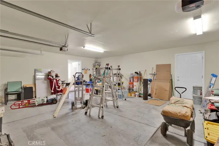 3 car garage attached to main home