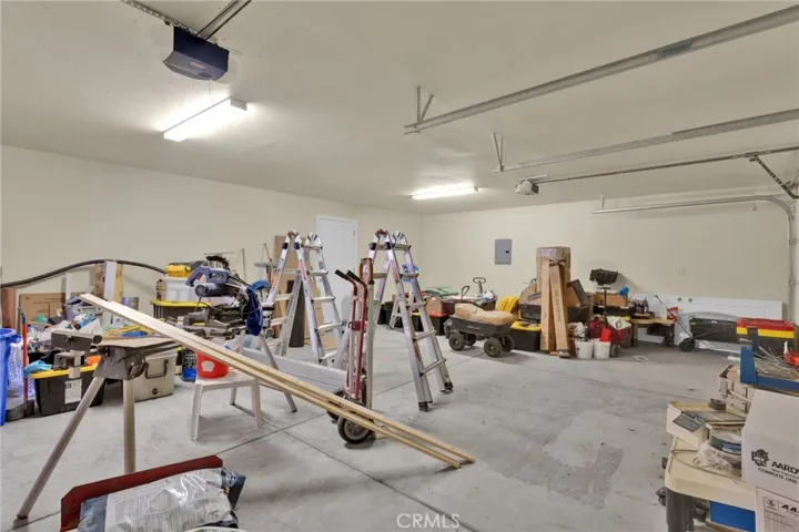 3 car garage attached to main home