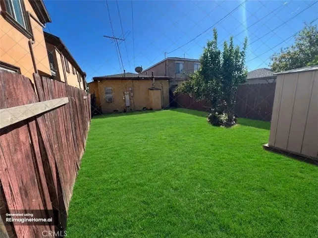 Rear yard concept