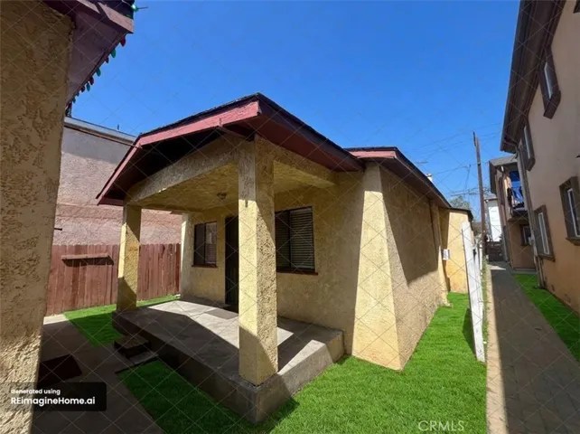 Front of home concept