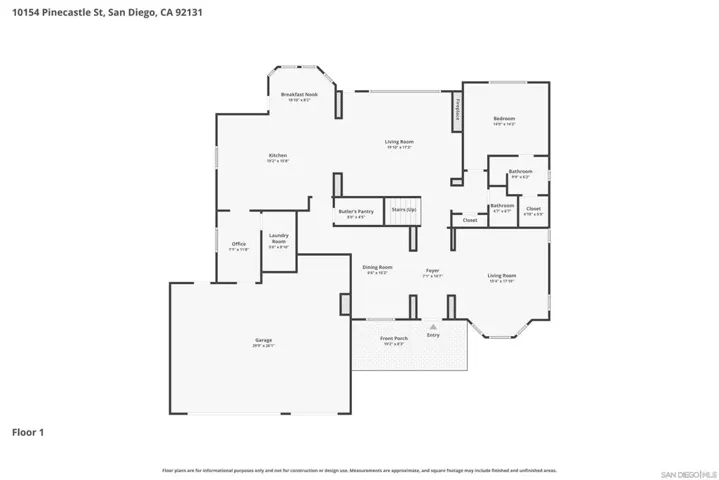 1st Floor Plan