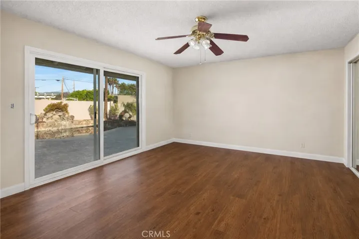 primary bedroom digitally altered to remove contents