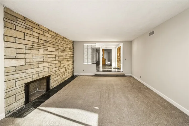 living room looking toward entry