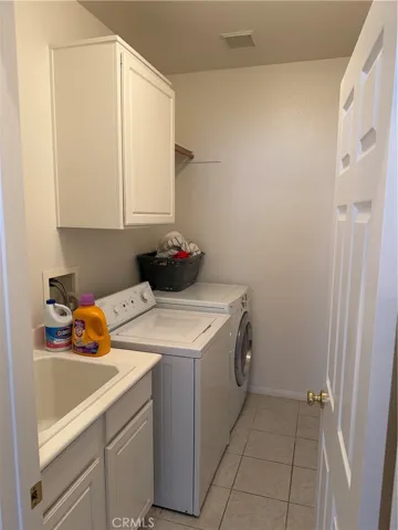 Laundry with sink