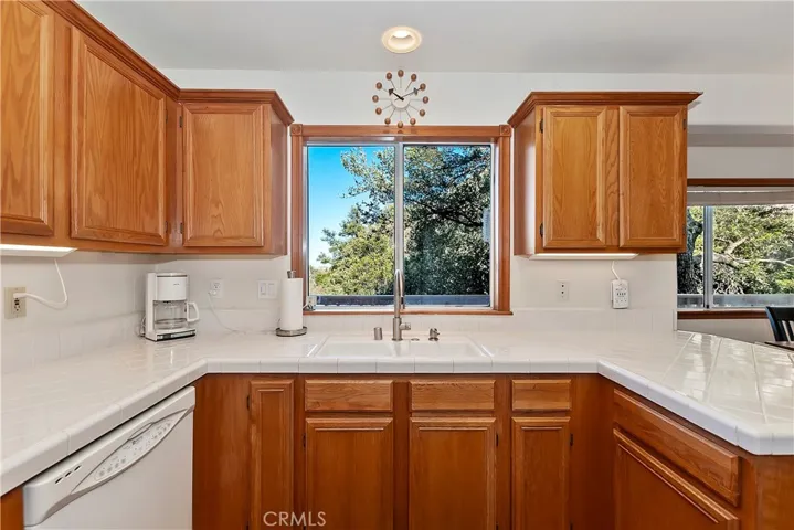 Kitchen sink with views