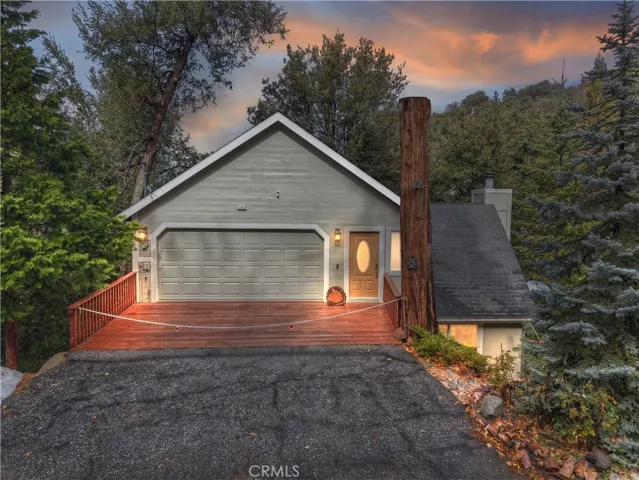 Drone exterior of home