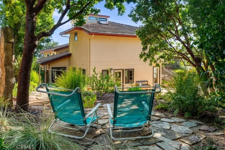 Back yard seating vignette