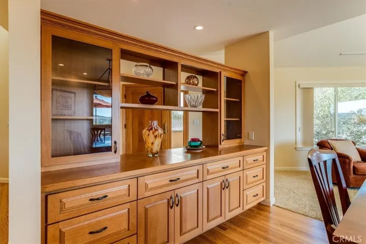 Built in cabinetry in the dining room