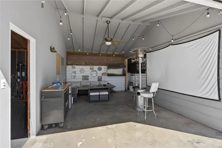 covered patio area