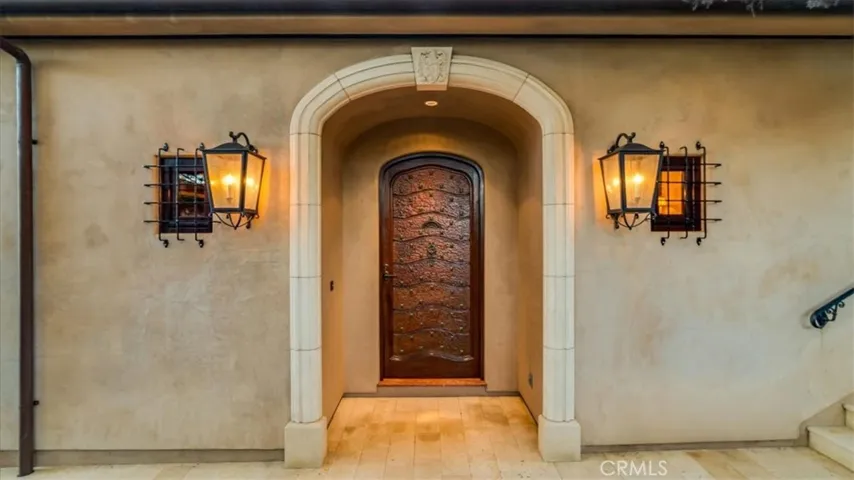 Bespoke Front Door created by Stuart Wood Works in Santa Ynez