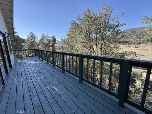 Deck off living room