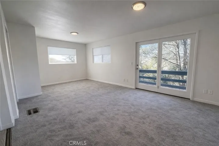 Deck off first primary bedroom