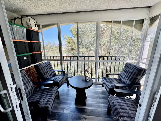 Enclosed Patio Area with Panoramic Views.
