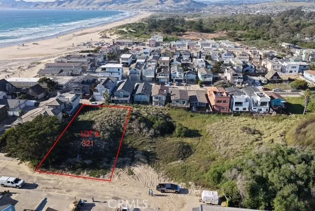 321 Sandpiper is the most westerly lot. The outline is not exact. Buyers should refer to the survey, topo and parcels maps.