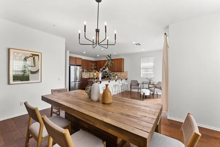 The large dining room can also be used as family room