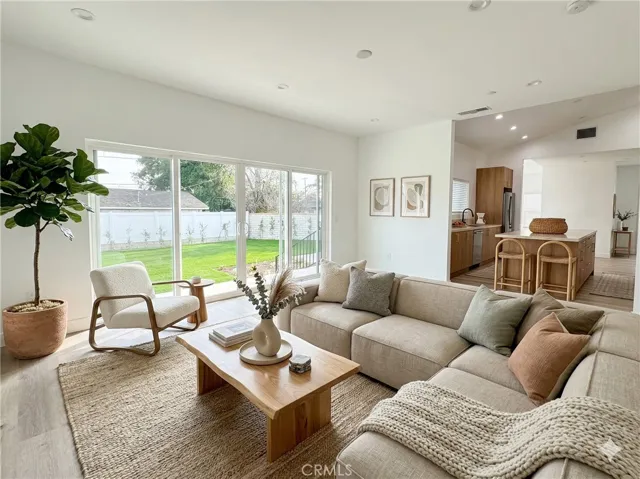 Family Room, Virtually Staged