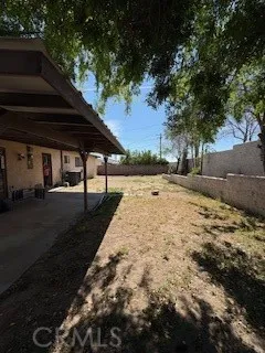 Back Yard Patio area