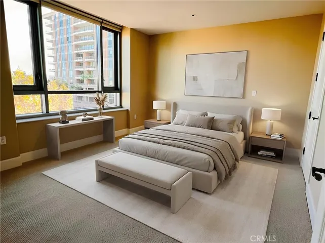 Virtually Staged Bedroom