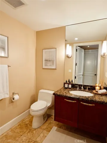 Virtually Staged Powder Room