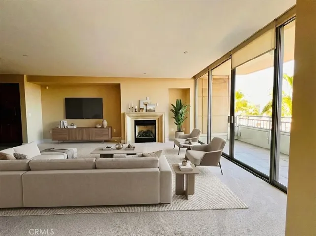 Virtually Staged Living Room