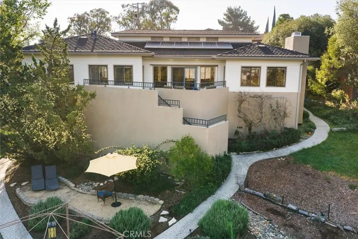 View of the back of the house.