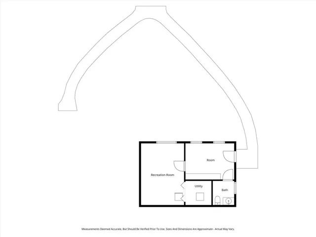 Bonus room layout.