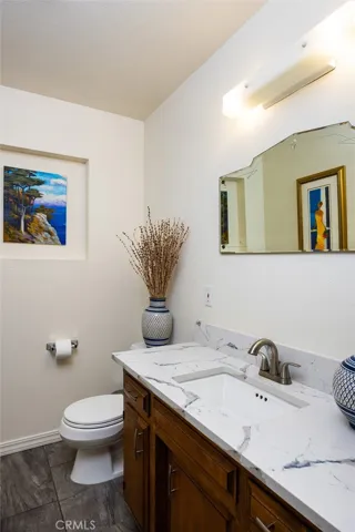 Half bath off the kitchen.