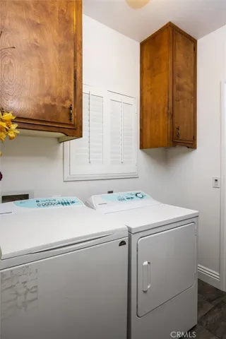 Laundry area off the garage.