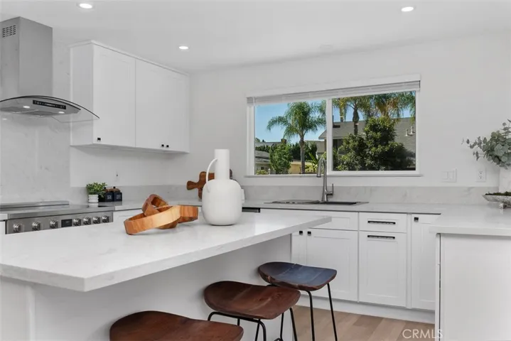The kitchen Island is movable!
