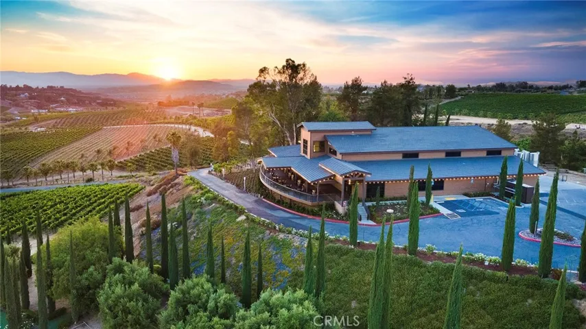 Spectacular Sunset Views from the Tasting Room