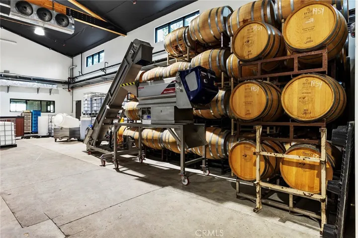 Winery Area behind Tasting Room