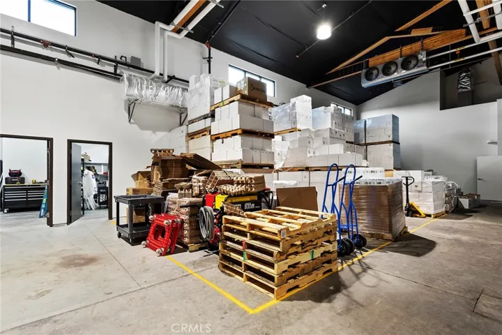 Extensive Wine Storage Area in climate controlled Winery