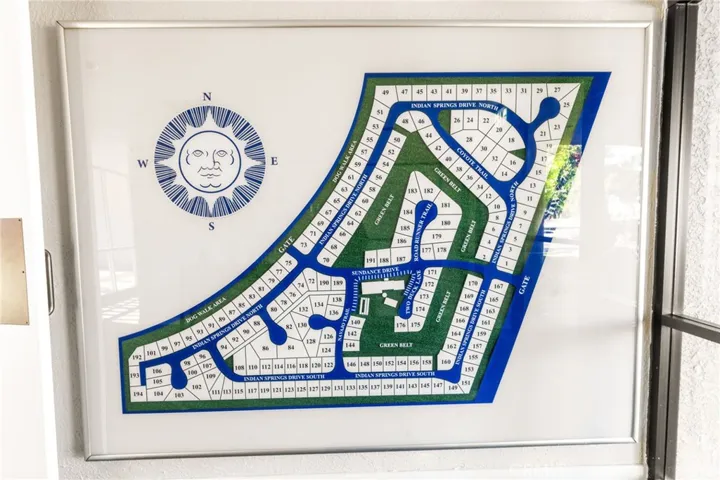 There are only 191 units in Indian Springs.  A quite 55+ community with wonderful green belts