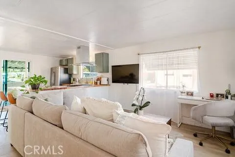 Family and friends will enjoy each others company in the open floor plan living room.