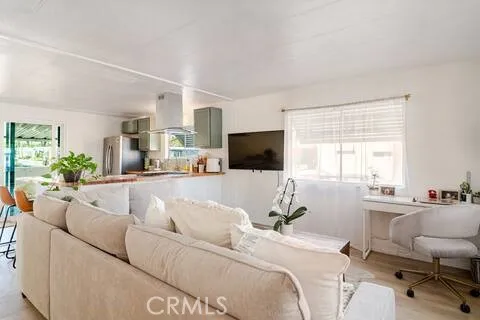 Family and friends will enjoy each others company in the open floor plan living room.