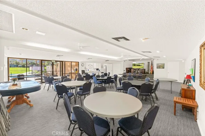 The recreation room of Indian Springs that is available for use by residents.