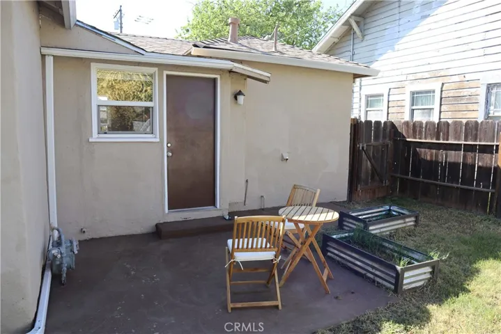 Concrete patio