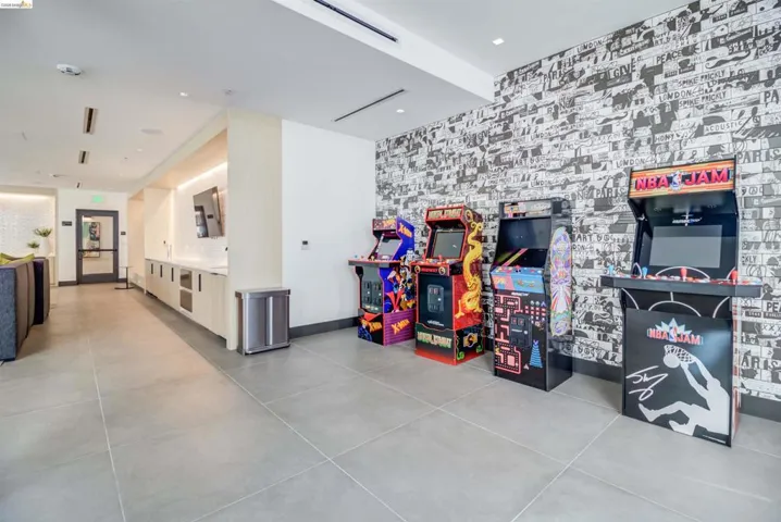 Playroom featuring light tile patterned floors