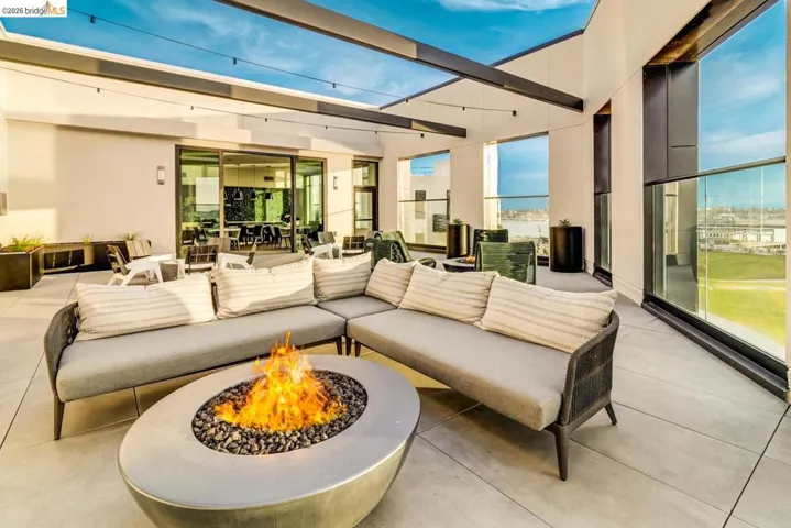 View of patio featuring outdoor lounge area