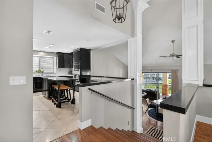 Gorgeous lake views from the moment you walk in