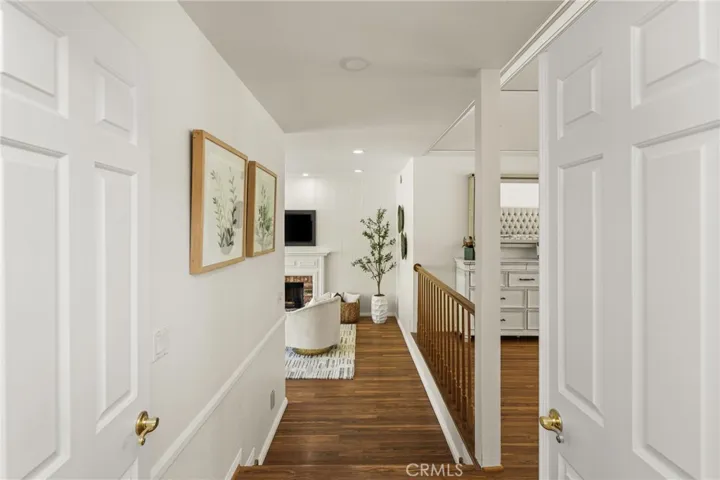 Double doors into the primary suite, makes a grand entry!