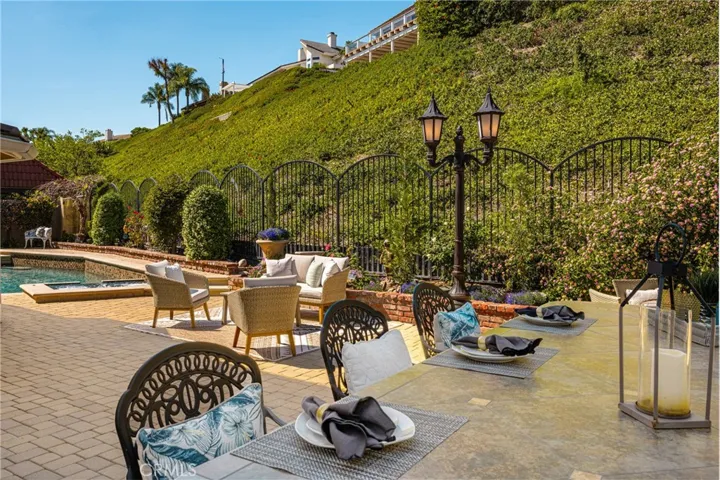 Plenty of space for a large seating area when entertaining!
